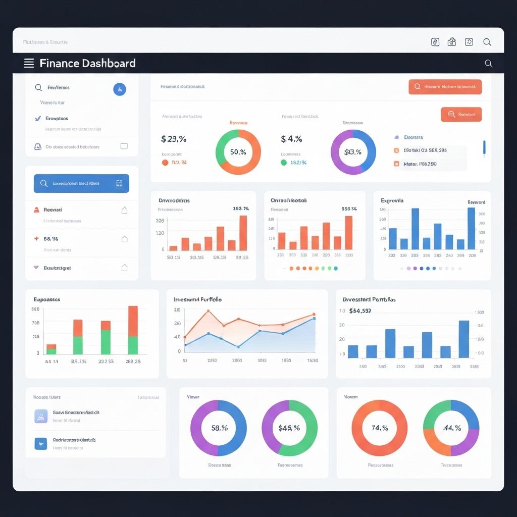 Dashboard Overview with Balance and Analytics