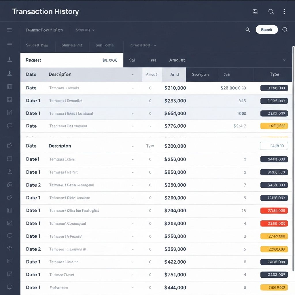 Transaction History and Records